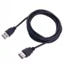 USB A vīriešu - USB A sieviešu pagarinātājkabelis 5m SBOX USB-1025