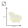 LED Neon izkārtne MANTA SNL103WH — zirga motīvs, balta