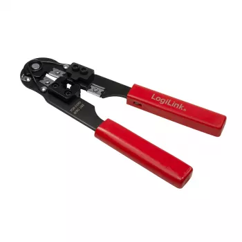 LogiLink WZ0004 Kabeļu presēšanas knaibles RJ45, Melna/Sarkana
