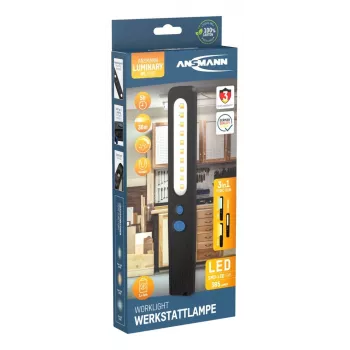 Inspection lamp ANSMANN WL390R LED, Cold/Warm white, 385 lm, LiPo 1200 mAh, IP20, black