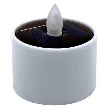 Saules LED sveču komplekts RealPower STL-4, 4 gab., ar bateriju darbināmas saules LED tējas sveces