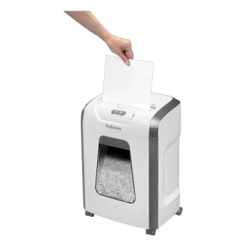 Fellowes 15C papīra smalcinātājs, šķērsgriešana, 22.4 cm, balts