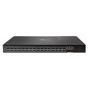 HPE Aruba 8320 32x40G QSFP+ slēdzis ar X472 5 ventilatoru un 2 barošanas bloku komplektu