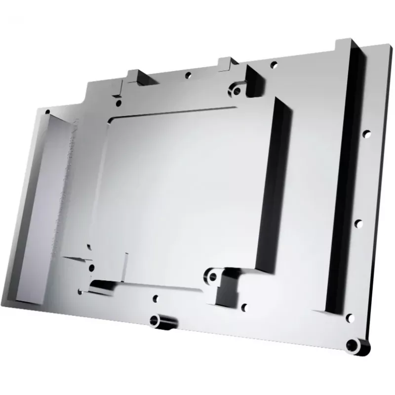 Alphacool 10259 Aizmugures plāksne Alumīnijs Hroms Varš Melns 153.3mm