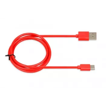 USB kabelis IBOX IKUMTCR 1 m, USB A uz USB-C, USB 2.0, sarkans