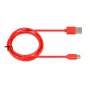 USB kabelis IBOX IKUMTCR 1 m, USB A uz USB-C, USB 2.0, sarkans
