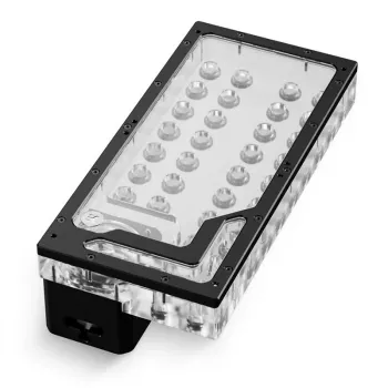 Pumpa sadales plate EK Water Blocks EK-QuantumX Loophole D5 PWM Black Plexiglass