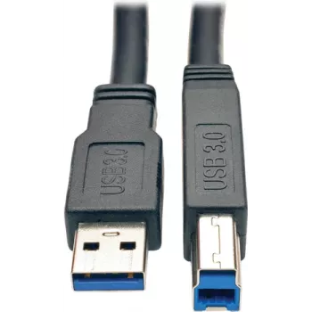 25 pēdu USB 3.0 SuperSpeed aktīvais retranslācijas kabelis A vīrišķais-B vīrišķais 25 - USB kabelis - USB Type B vīrišķais