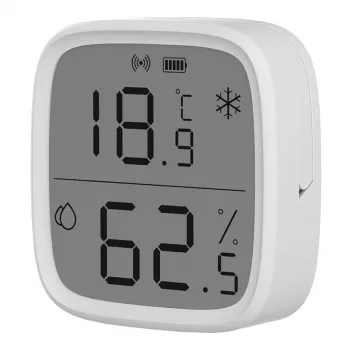 Sonoff ZigBee iekštelpu temperatūras un mitruma sensors SNZB-02D ar LCD displeju, bezvadu, CR2450