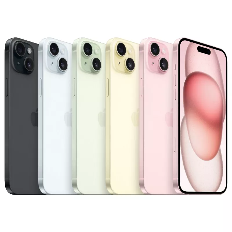 Apple iPhone 15 Plus 17 cm (6.7 inch) Dual-SIM iOS 17 5G USB Type-C 512 GB Melns (MU1H3ZD/A)