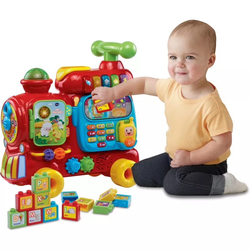 VTech Baby ABC - Dzelzceļš, no 1 mēneša, 4 riteņi, Daudzkrāsains, 3.55 kg