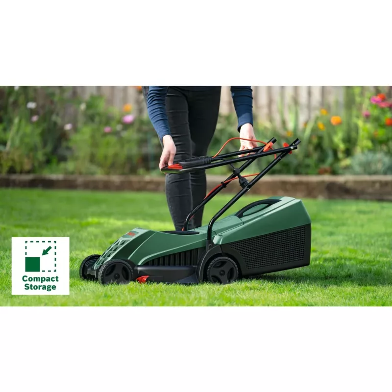 Bosch EasyRotak 32-205 aizmugures stūmējzāles pļāvējs, AC, zaļš
