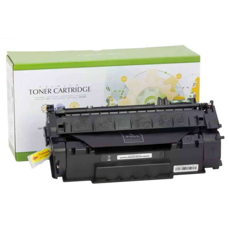 Savietojams Statiskās kontroles Hewlett-Packard Q5949A/Q7553A/CRG-708/CRG-715, Melns, 3000 lpp.