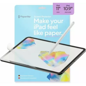 Aizsargstikls Paperlike Apple iPad 11 un 10,9 collu — 2 iepakojums, matēts, rakstīšanas virsma ar papīra sajūtu