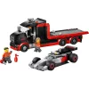 LEGO CITY 60493 F1 Displeja Kravas Automašīna ar Audi F1 Sacīkšu Auto