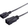 Strāvas kabelis melns 2.5 m S/CONN 60016