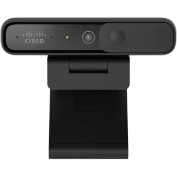 Cisco Desk Camera 1080p Carbon Black – tīmekļa kamera ar diviem mikrofoniem