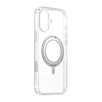 Mobilā telefona magnētiskais maciņš Baseus SkyRing P6016100A201-04 Caurspīdīgs 360° ar statīvu