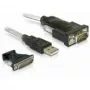 Delock Adapter USB 2.0 Type-A > 1 x Serial DB9 RS-232 + Adapter DB25 (61308)