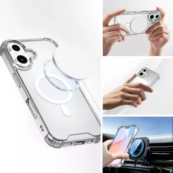 Caurspīdīgs vāciņš 4smarts iPhone 16 15.5 cm (6.1 collu)