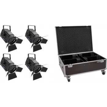 EUROLITE komplekts 4x LED THA-150F + futrālis (20000681)