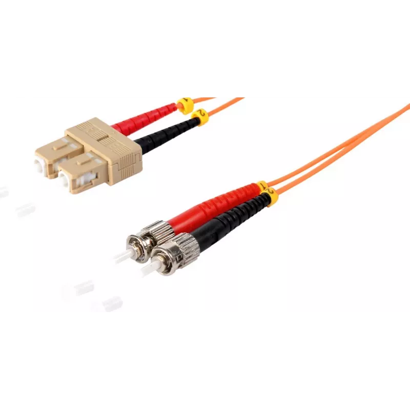 Optiskās šķiedras kabelis S/CONN 77920 10 m SC ST Oranžs