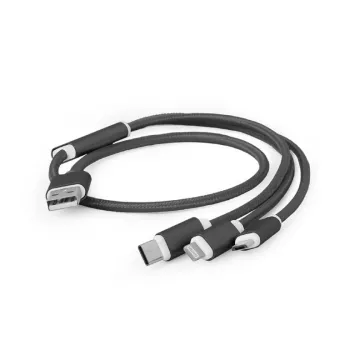 USB 2.0 kabelis Gembird CC-USB2-AM31-1M — USB A savienotājs, 1 m, melns