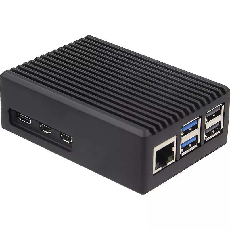 INTER-TECH ODS-739 korpuss Raspberry Pi 5 — kompakts dizains