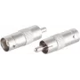 BNC uz RCA adapteris ShiverPeaks 98817 — video/audio savienotājs, 1×BNC (tēviņš) uz 1×RCA (mātīte)