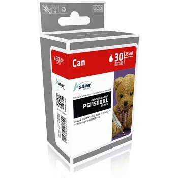 ASTAR AS15185 - Tinte uz pigmenta bāzes - Melna - Canon MB2050 - 35 ml - 1200 lpp.