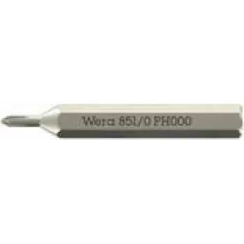 Wera 851 Micro Phillips-Bit PH 000 1 gab. (05058119001)