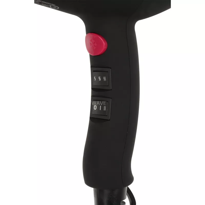Fēns REVLON RVDR5251E 2000 W, jonu, 3 siltuma līmeņi, 2 ātrumi, aukstā poga – Melns/Rozā