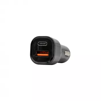 Auto lādētājs SBOX CC-038 38W Melns — divu portu USB barošanas adapteris transportlīdzeklim