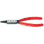 Knaibles ar šauru galu 22 01 160, KNIPEX, hroma-vanādija tērauds, plastmasa, sarkana, 16 cm, 140 g