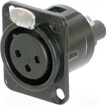 Neutrik NC3FD-S-B-1 Savienojamības Piederums Melns