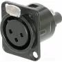 Neutrik NC3FD-S-B-1 Savienojamības Piederums Melns