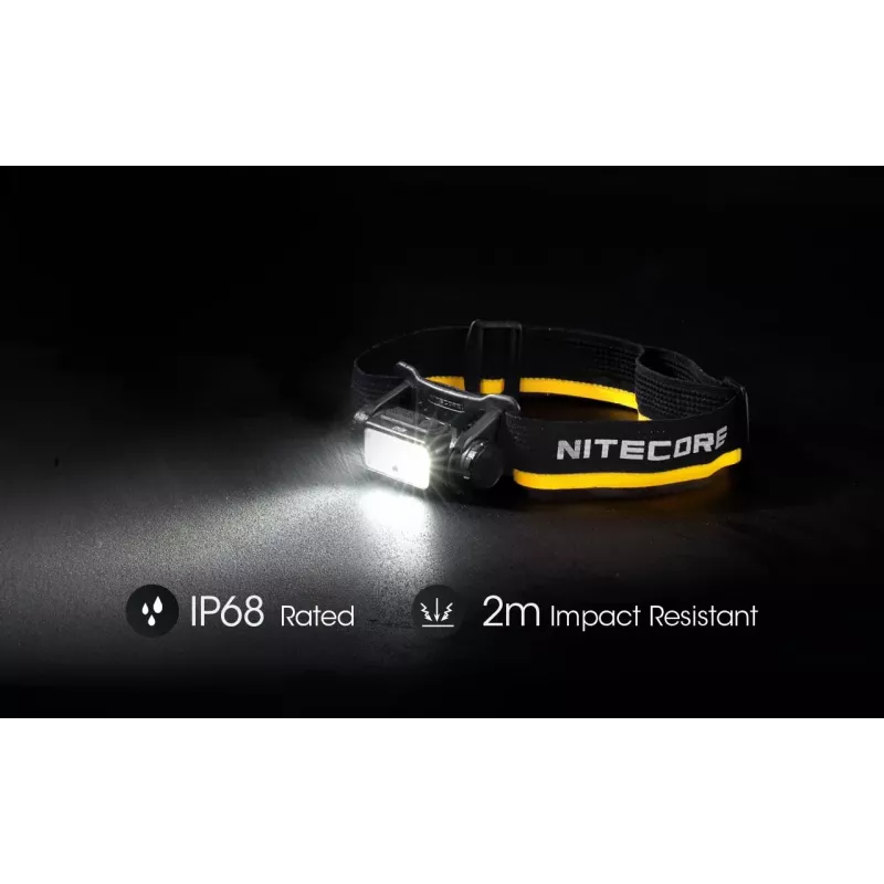 Galvas lukturis Nitecore NU40 Black LED 2 lampas IP68
