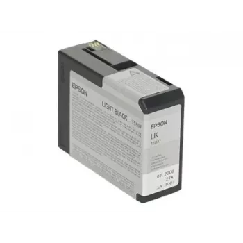 Epson Singlepack Light Black T580700, gaiši melna, pigmenta tinte, 80 ml, 1 gab.