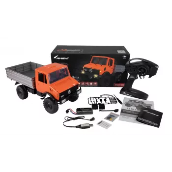 Bezceļu kravas auto Amewi Unimog ar elektromotoru 1:12