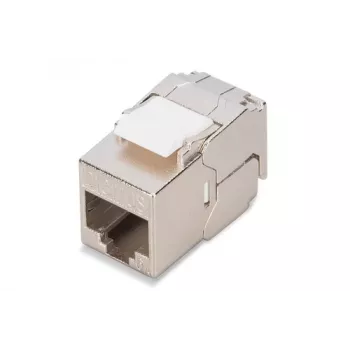 Keystone modulis Digitus CAT 6A ekranēts RJ-45 sudraba krāsā 1 gab.