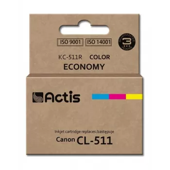 Actis KC-511R tinte (aizstāj Canon CL-511; standarta; 12 ml; krāsa: ciāna, magenta, dzeltena)