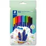Flomāsteris Staedtler 323 C10 — 10 krāsas, 1 mm gals