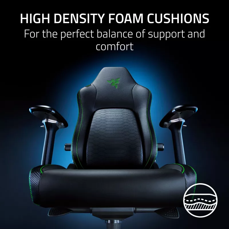 Spēļu krēsls Razer Iskur V2 Padded seat Melns