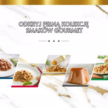 Slapjā kaķu barība Gourmet Perle Adult 4 x 85 g - Trusis, mitra, olbaltumvielas 12.5%, tauki 2.5%