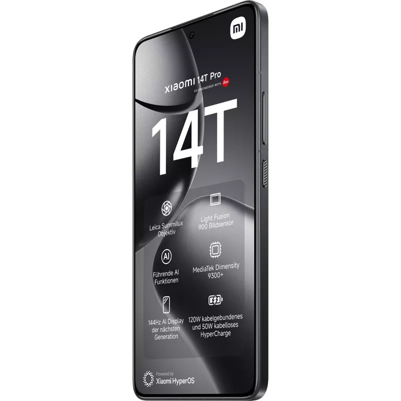 Xiaomi 14T Pro 16.9 cm (6.67 inch) Dual SIM 5G 12 GB 512 GB 5000 mAh Melns
