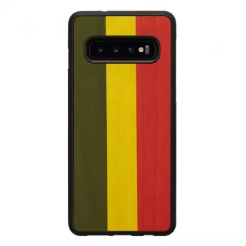 Viedtālruņa maciņš man and wood Galaxy S10 — reggae melns aizsargvāciņš