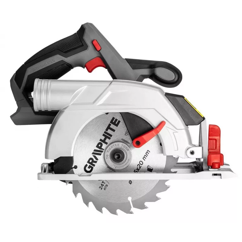 Graphite 58G023 portatīvais ripzāģis 16.5 cm Pelēks, Sarkans, Sudrabs 4200 RPM