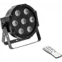 LED efekta gaisma EUROLITE SLS-7 ar 7 LED, kompakts skatuves apgaismojums