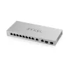 Zyxel XGS1210-12 pārvaldāms tīkla slēdzis Gigabit Ethernet (10/100/1000) Pelēks