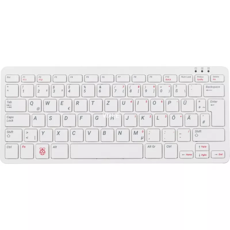 Vadu USB tastatūra Raspberry Pi KEYBOARD DE RB-TASTA01W — Vācu izkārtojums